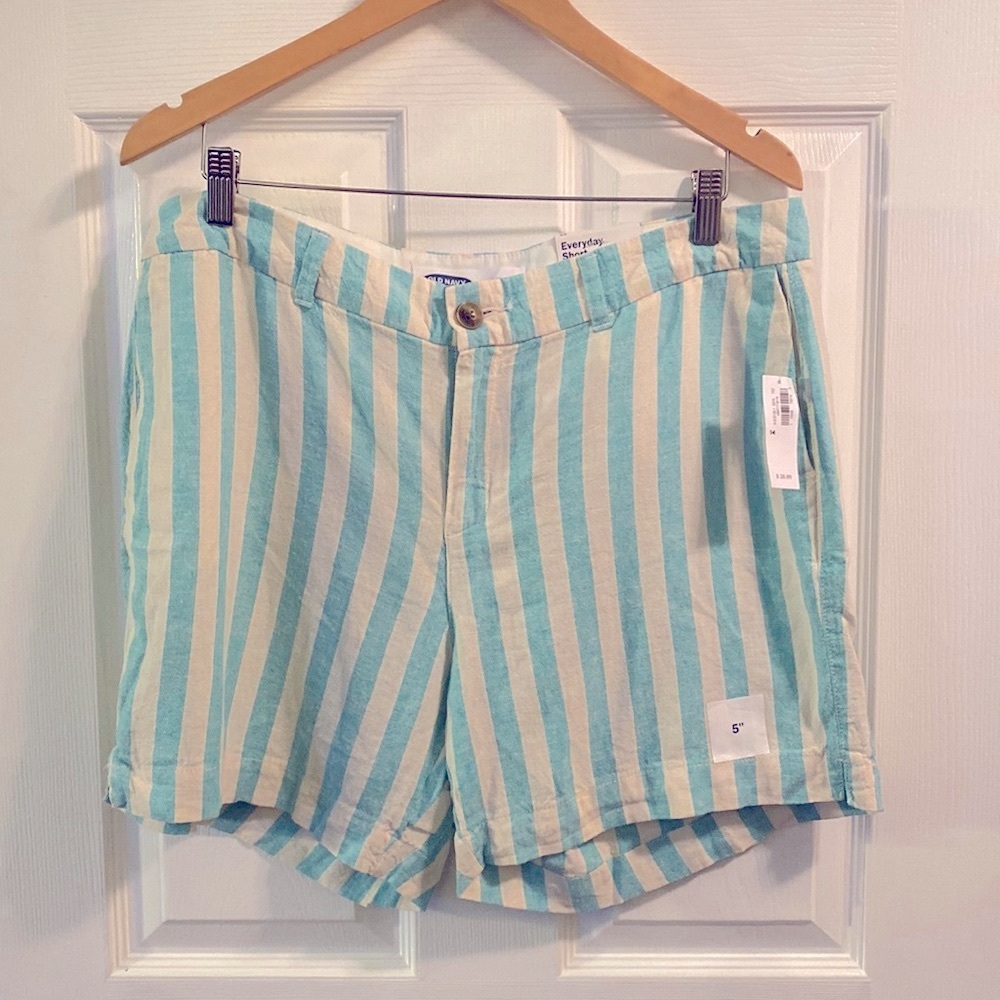 NWT Old Navy Everyday Linen Blend Short - Picture 3 of 7